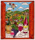 Charles Fazzino Art Charles Fazzino Art Tuscany (II Buon Vino Della Toscana) (AP)