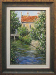 Fine Artwork On Sale Fine Artwork On Sale Along The Brook - Framed