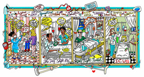 Charles Fazzino Art Charles Fazzino Art Nurses Have Heart (DX)