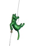 Ancizar Marin Sculptures  Ancizar Marin Sculptures  Cat Climber #4 (Forest Green) 