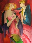 Fine Artwork On Sale Fine Artwork On Sale Robe du Soir (Matted and Unframed)
