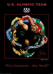 Fine Artwork On Sale Fine Artwork On Sale Five Continents, One World -  Official 2010 Olympic Poster