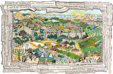 Charles Fazzino Art Charles Fazzino Art For Israel, Forever (DX)