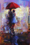 Michael Flohr Art Michael Flohr Art The Red Umbrella (SN)