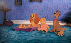 Fine Artwork On Sale Fine Artwork On Sale Lady and the Tramp (Lithograph)