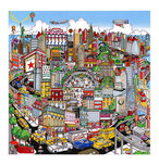 Charles Fazzino Art Charles Fazzino Art Just a Cab Ride Crosstown (Framed) (DX)