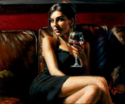 Fabian Perez Fabian Perez Red on Red II