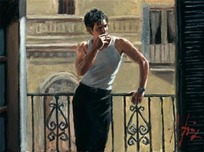 Fabian Perez Fabian Perez Smoking Under The Sun