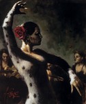 Fabian Perez Fabian Perez Study for Tablao Flamenco III