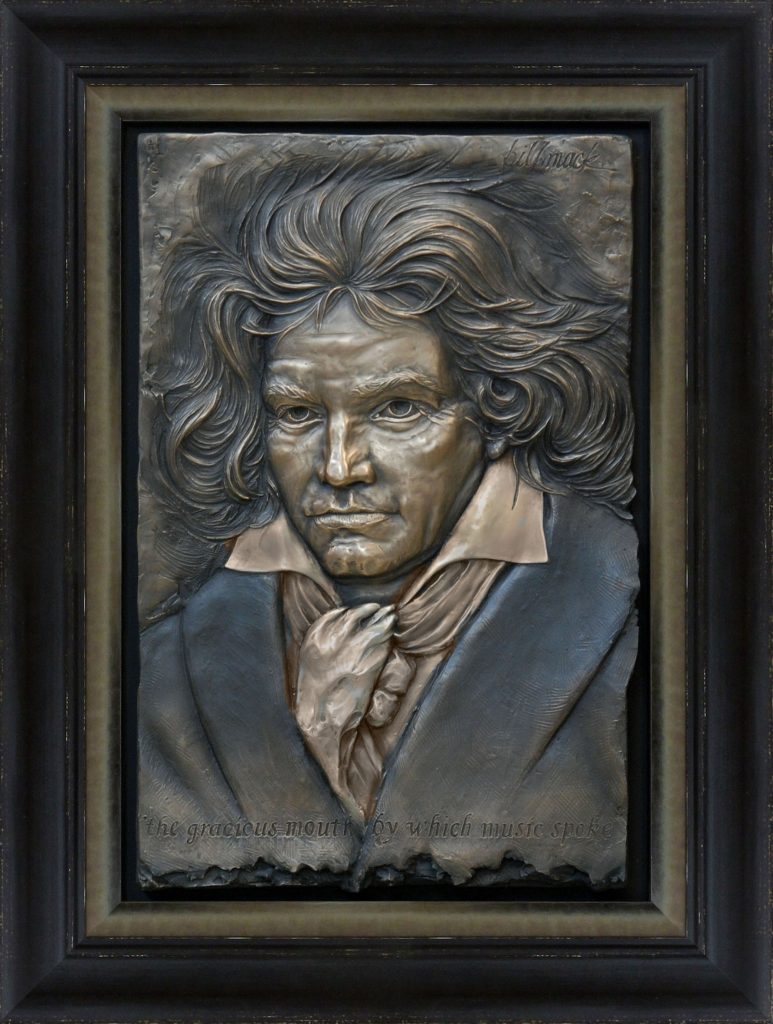 Bill Mack Beethoven (Bonded Bronze) (Framed)