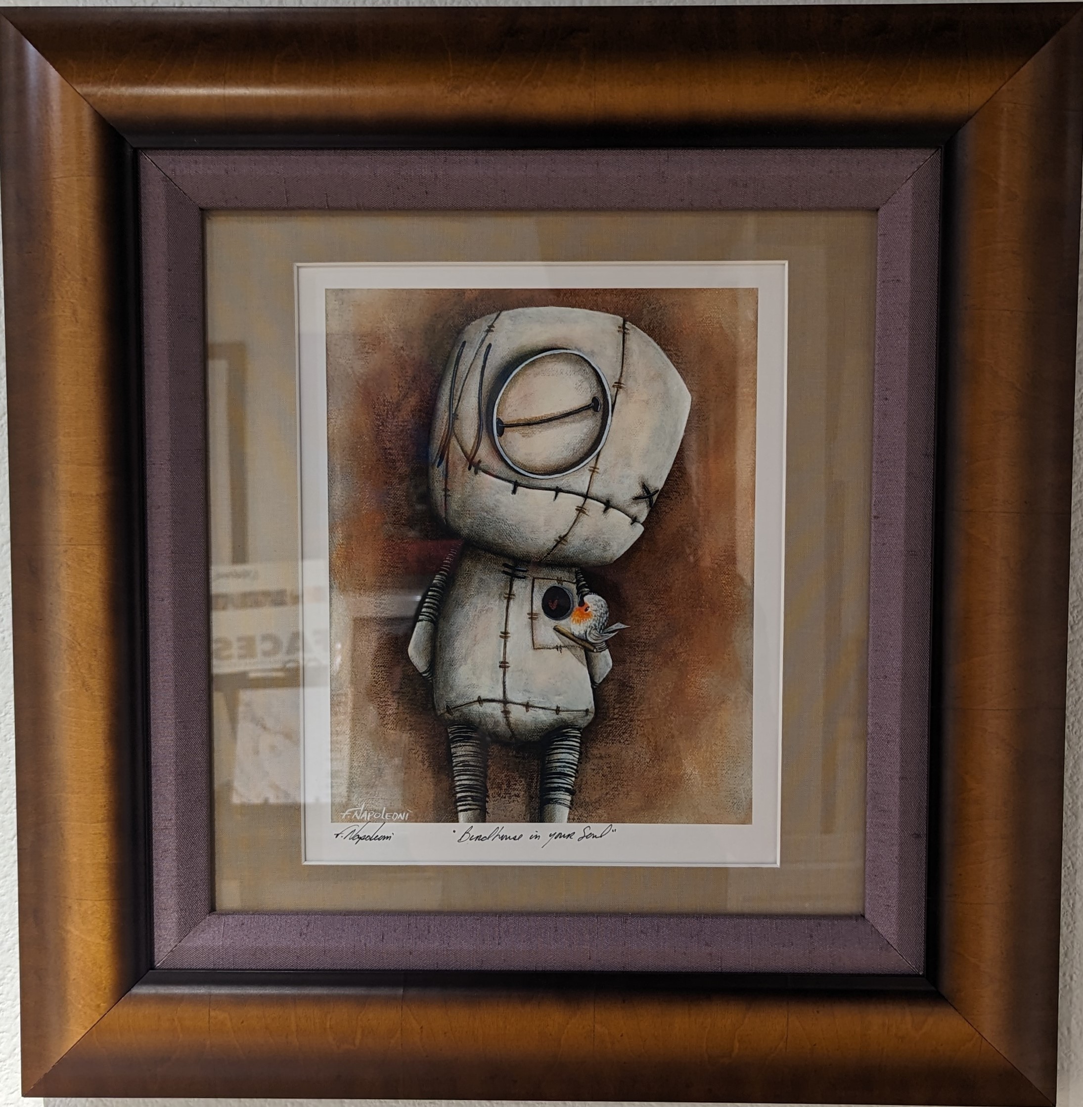 Fabio Napoleoni Birdhouse In Your Soul (OE) (Mini Print) (Framed)