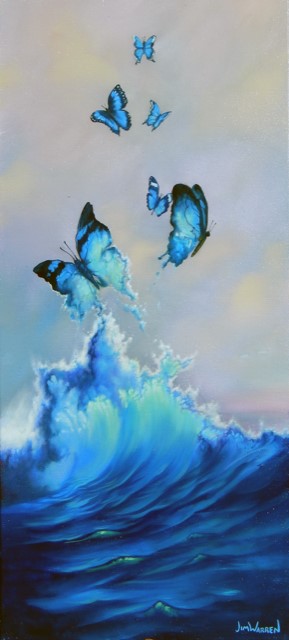 Jim Warren Blue Butterflies