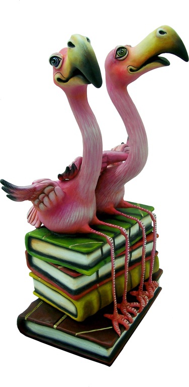 Carlos and Albert Book Club Flamingo