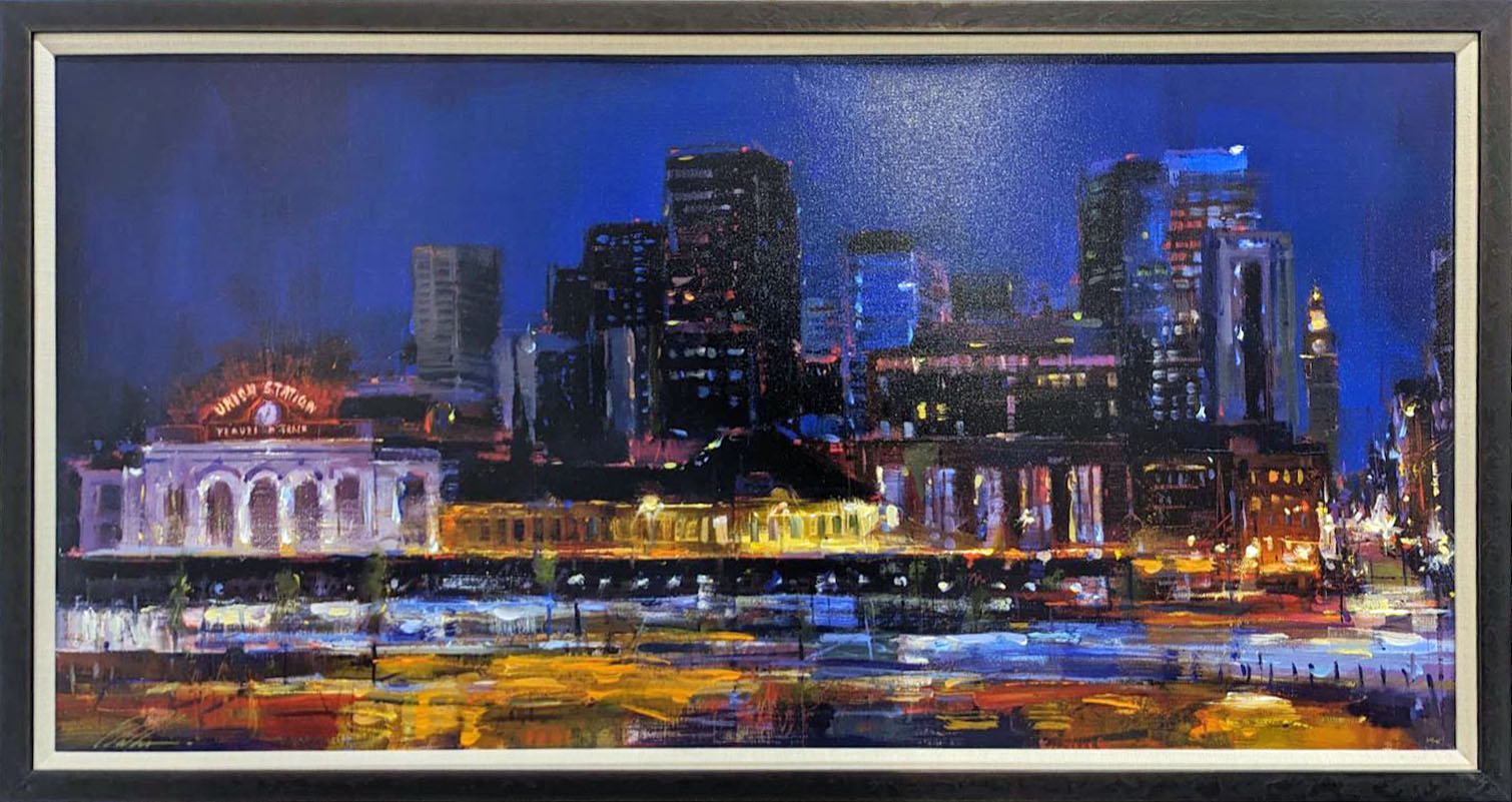 Michael Flohr City Life (SN) (Framed)