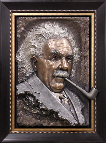 Bill Mack Einstein Genius (Bonded Bronze) (Framed)