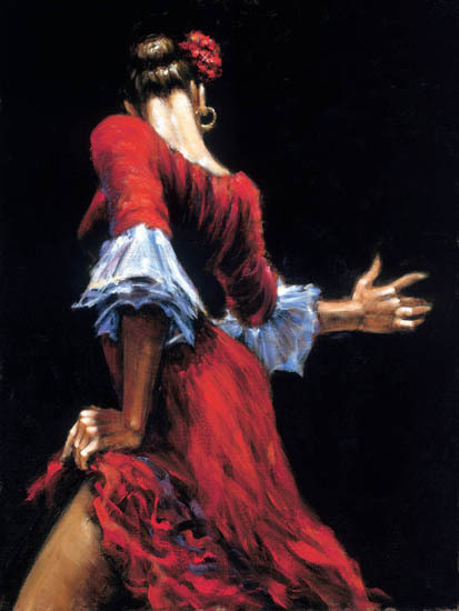 Fabian Perez Flamenco Dancer III