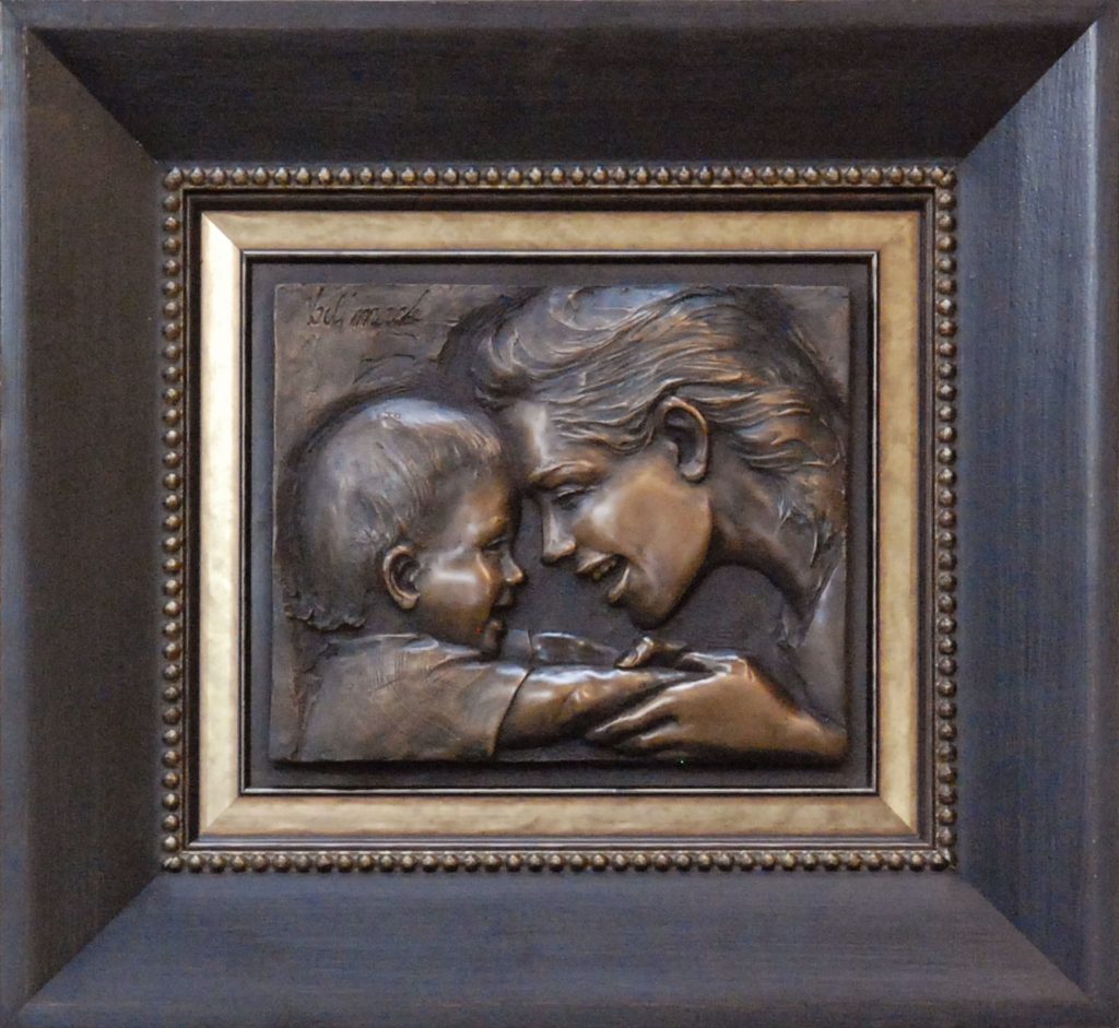 Bill Mack Happiness (Bonded Bronze) (Framed)