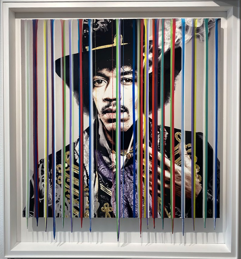 Srinjoy Gangopadhyay Icon Glamour (Jimi Hendrix) (Framed)
