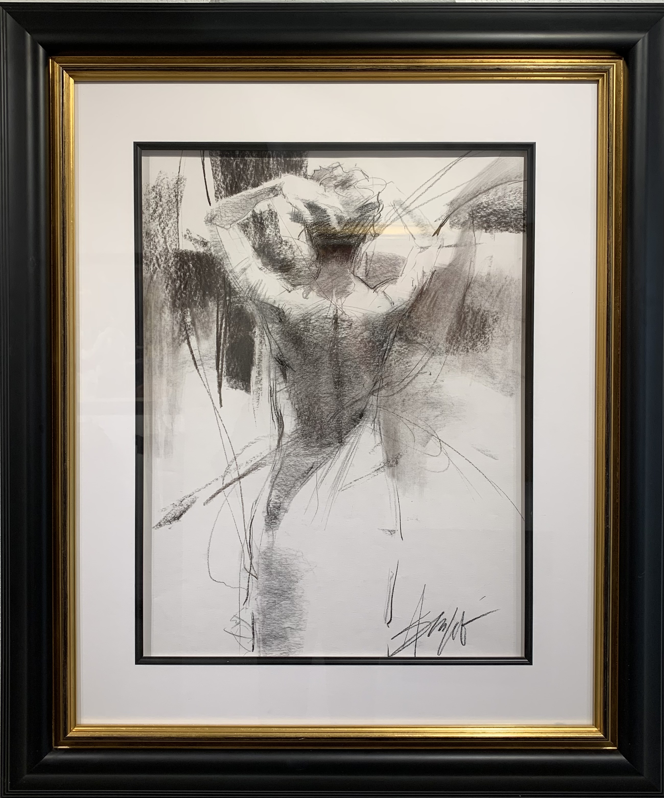 Henry Asencio Untitled Study (Original) (Framed)