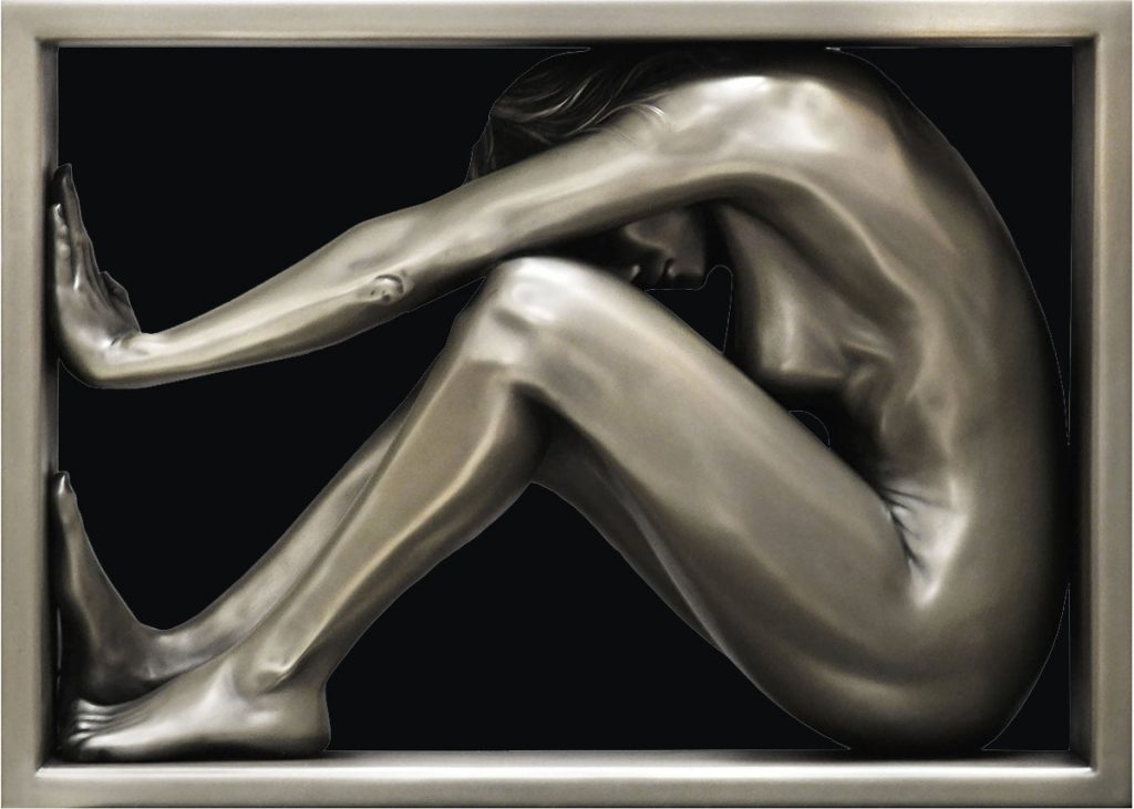 Bill Mack Liberated Enigma (Bonded Stainless Steel) (Framed)