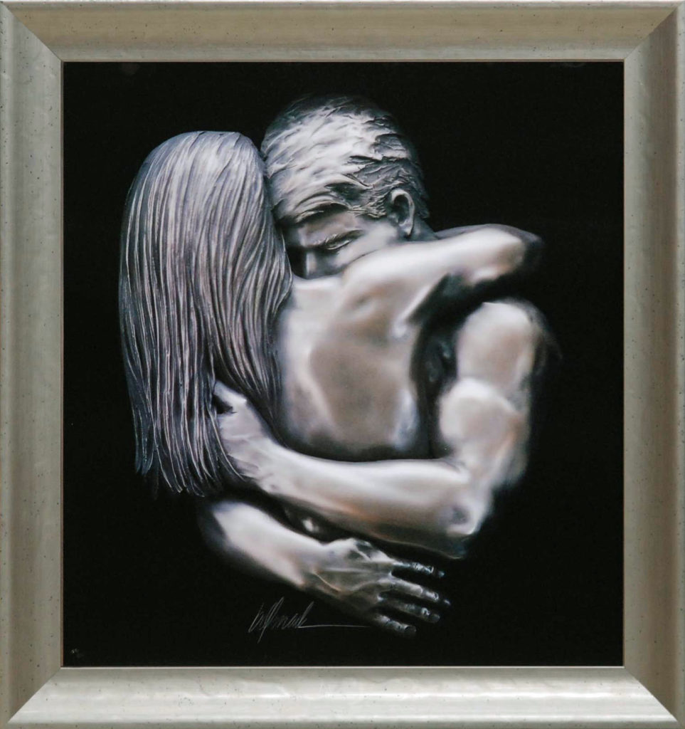 Bill Mack Love (Bonded Stainless Steel) (Framed)