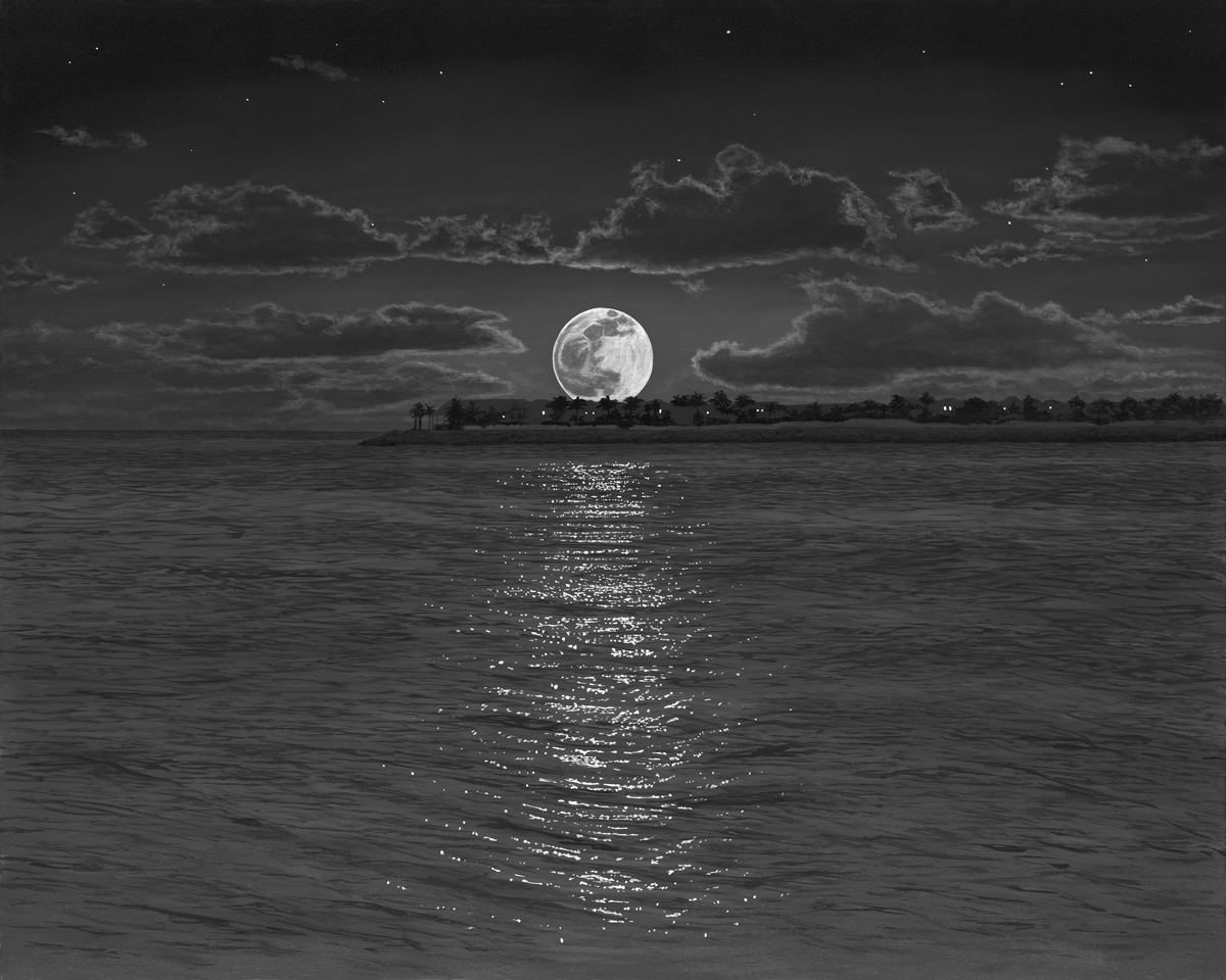 Phillip Anthony Moon Over The Sunset (SN) (Gallery Wrapped)