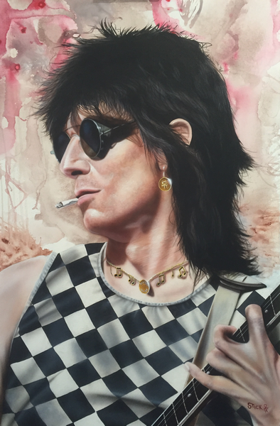 Stickman Stole Many a Man's Soul to Waste (Ronnie Wood) (SN)