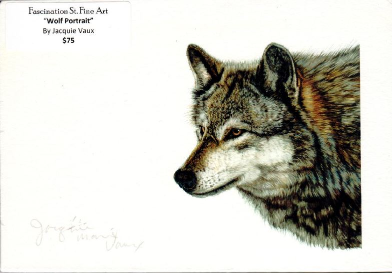 Jacquie Vaux Wolf Portrait