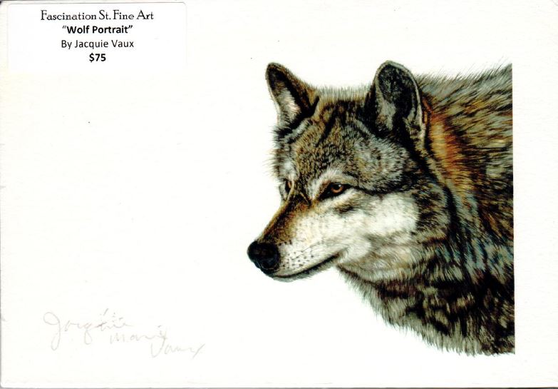 Jacquie Vaux Wolf Portrait