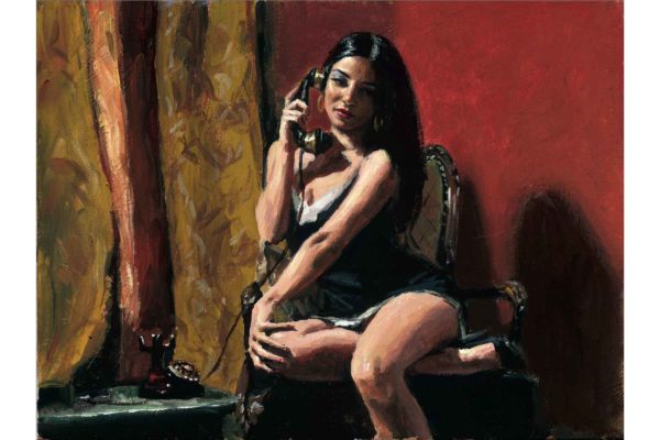 Fabian Perez Arpi in the Red Room 