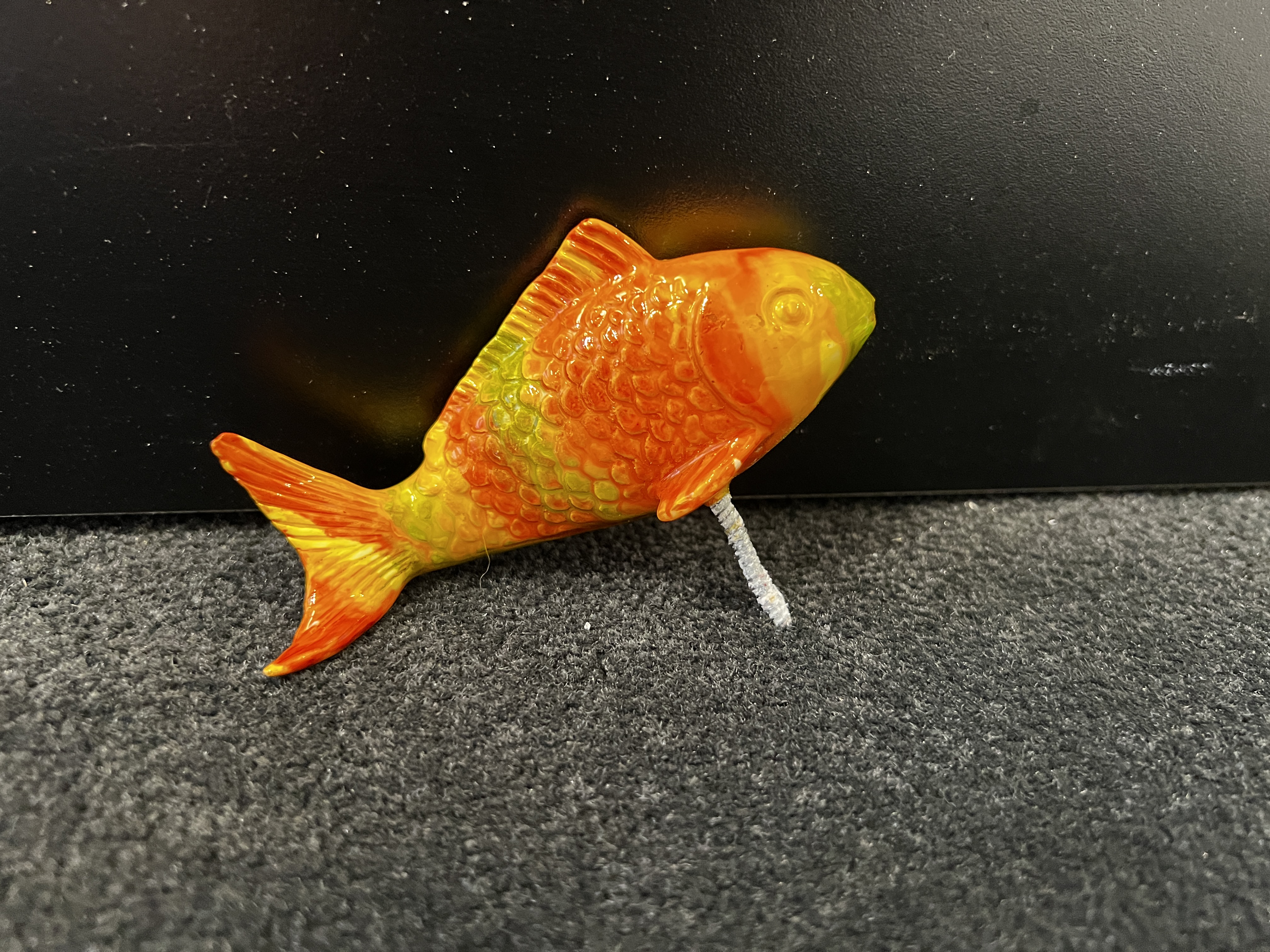 Ancizar Marin Koi Fish (Small) (Orange and Yellow Stripes)