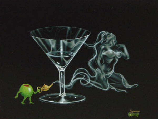 Michael Godard I Dream of Martini Genie (SN)