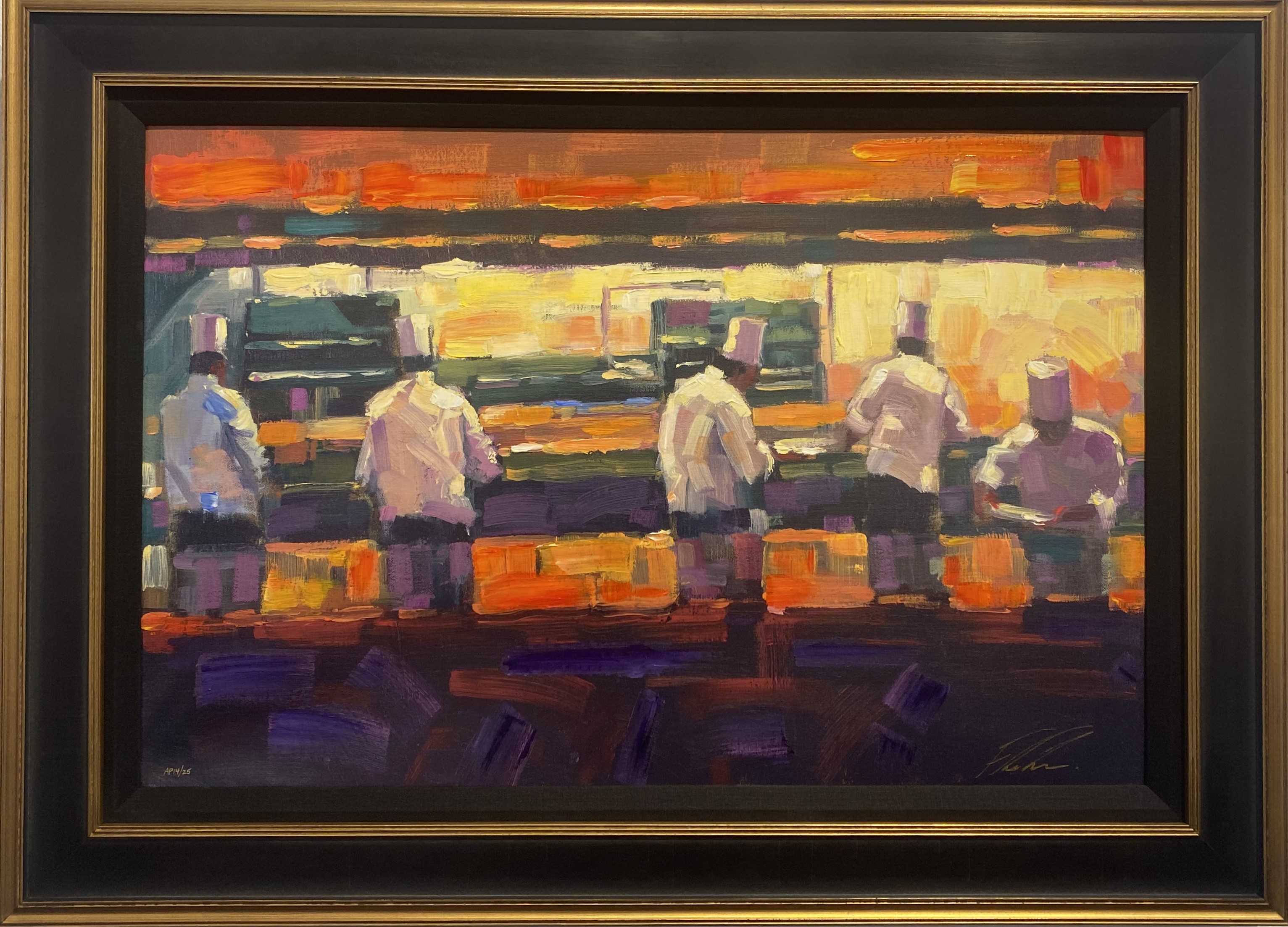 Michael Flohr Bon Appetit (AP) (Framed)