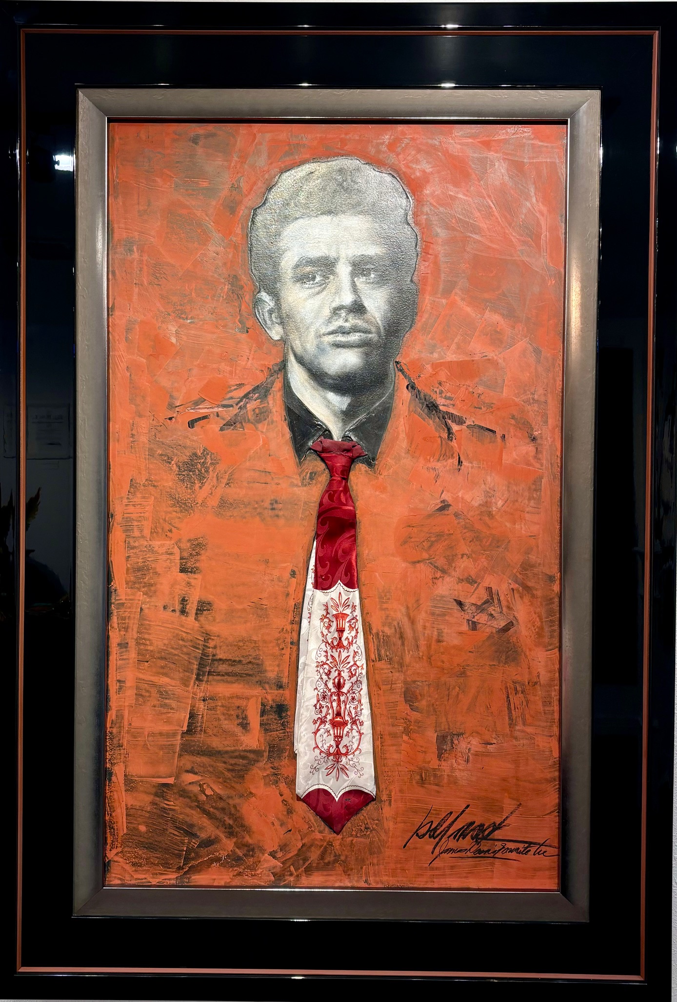 Bill Mack Dean Wearing His Tie (Original)
