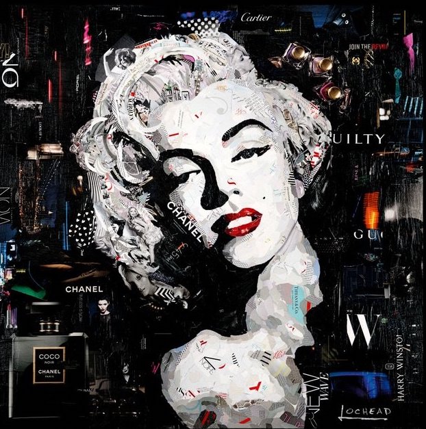 Louis Lochead Marilyn (Original) - Gallery Wrapped