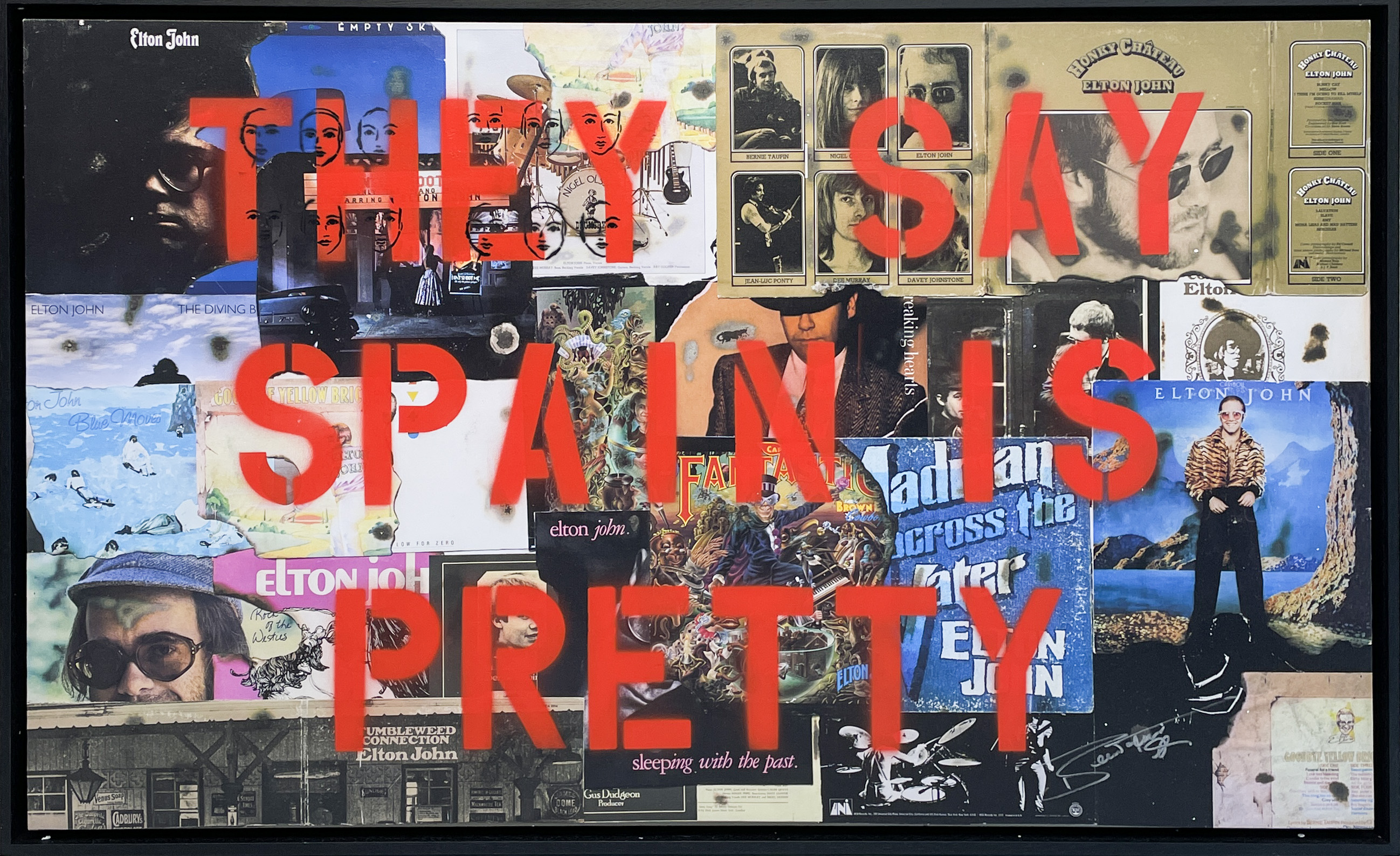 Bernie Taupin They Say Spain Is Pretty (Framed)
