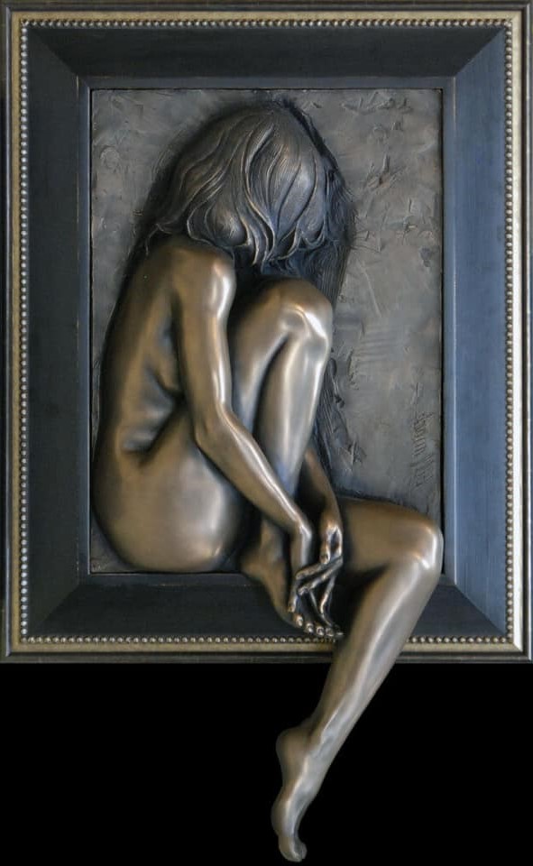 Bill Mack Longing Reversed (Bonded Bronze) (Framed)