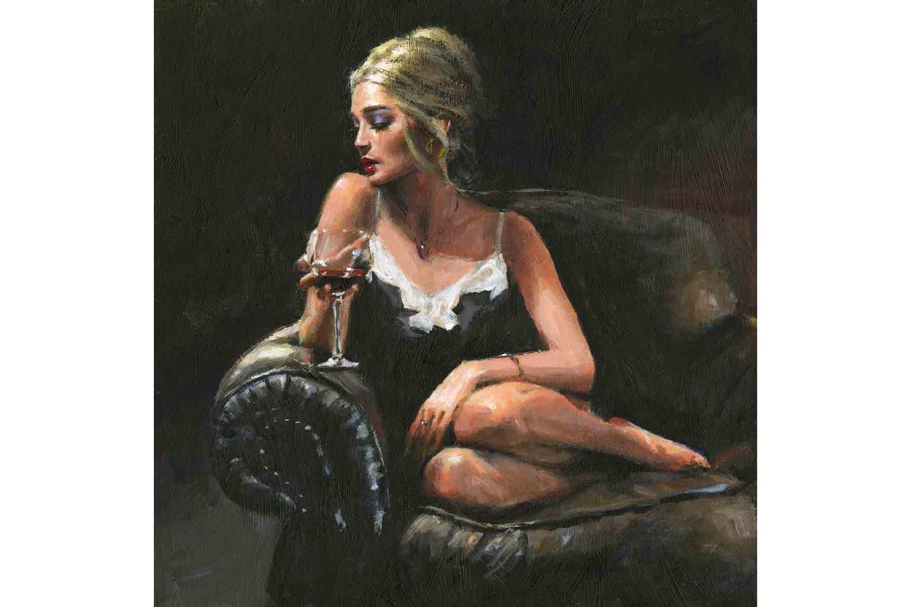 Fabian Perez Sally on the Couch