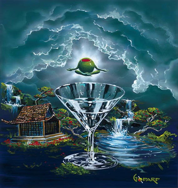 Michael Godard Zen Martini 2: Tranquility Found (SN)