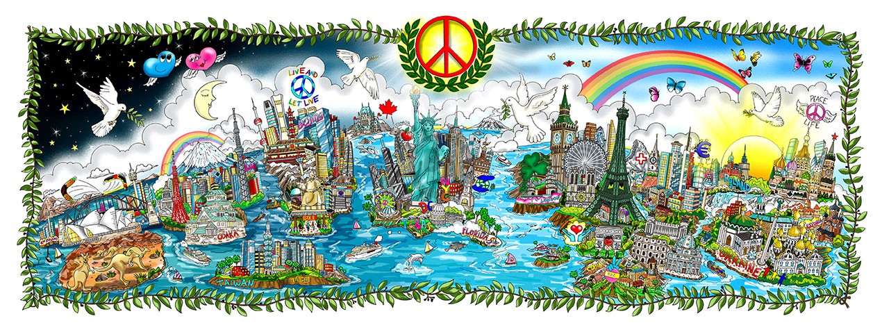 A Prayer for Peace Charles Fazzino