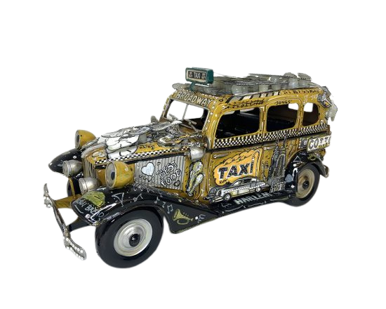 Charles Fazzino Harlem and All That Jazz Taxi