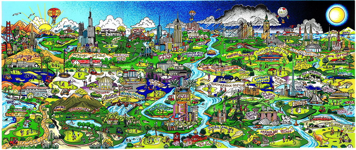 Linking the World... 18 Holes at a Time Charles Fazzino