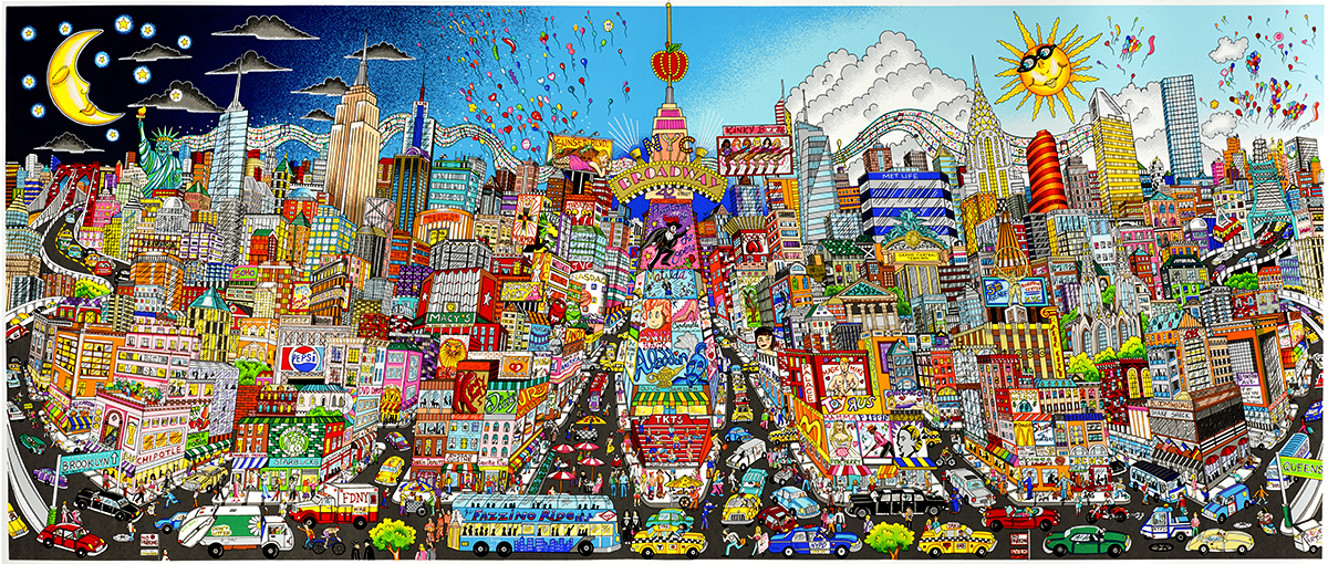 Night or Day...Feel the Rhythm of Broadway! Charles Fazzino