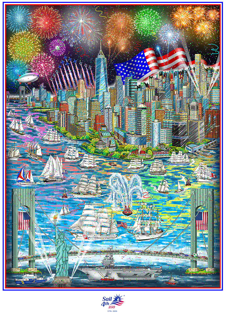 Sail 4th 250 Charles Fazzino