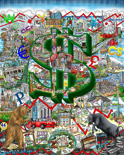 Your Money Makes the World Go Round Charles Fazzino