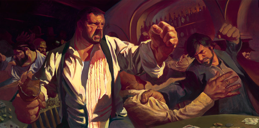Bar Fight Gabe Leonard