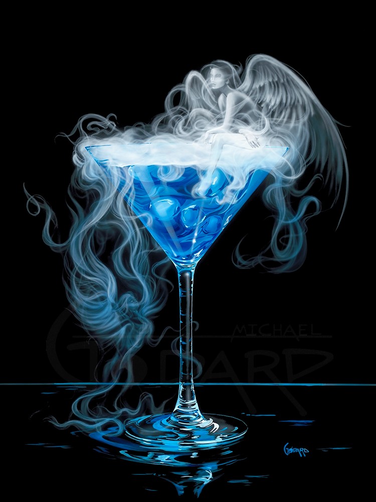 A Drink with the Angels Michael Godard