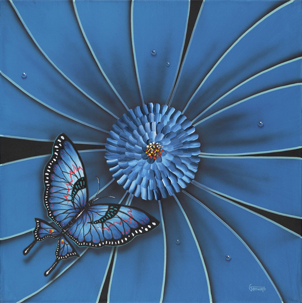 Blue Butterfly Michael Godard