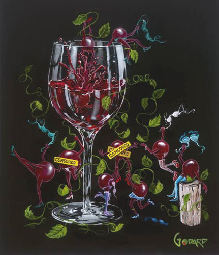 Grapes Gone Wild Michael Godard