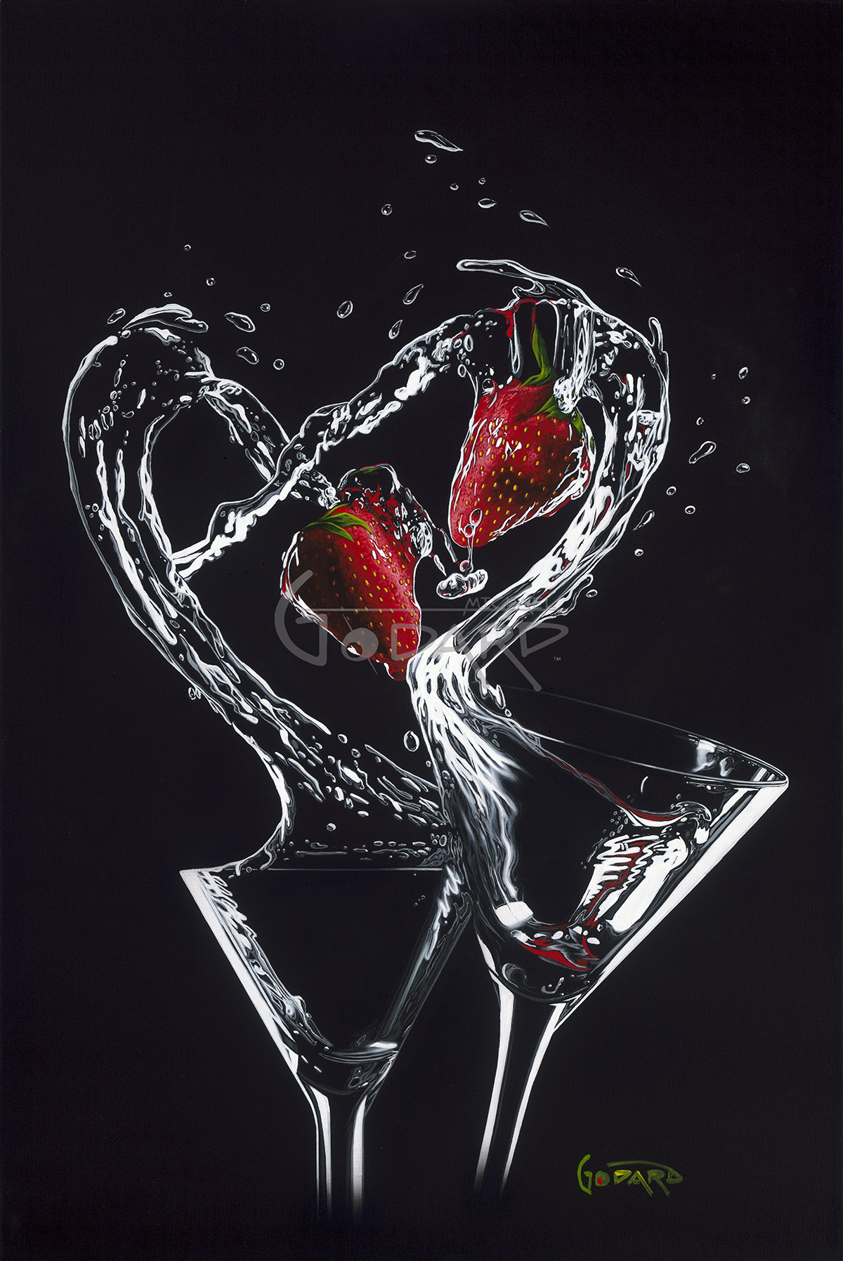 Strawberry Splash Michael Godard